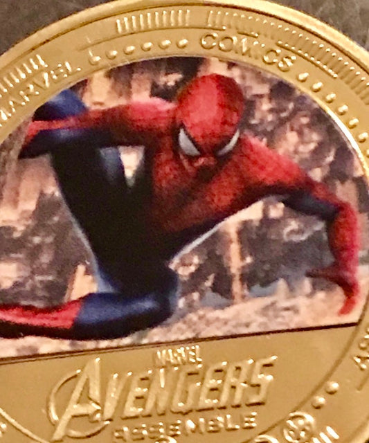 Spider-Man coin gold