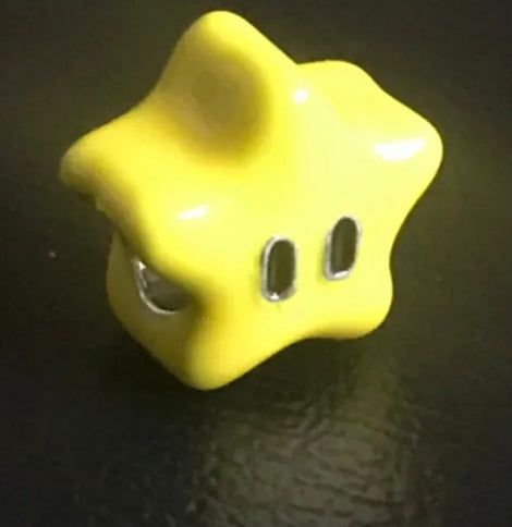 High Quality Yellow Mario Star Charm Hallmarked S925 Sterling Silver comes in a cute velvet pouch FREE Postage fast dispatch Fits: Popular European Charm Bracelets