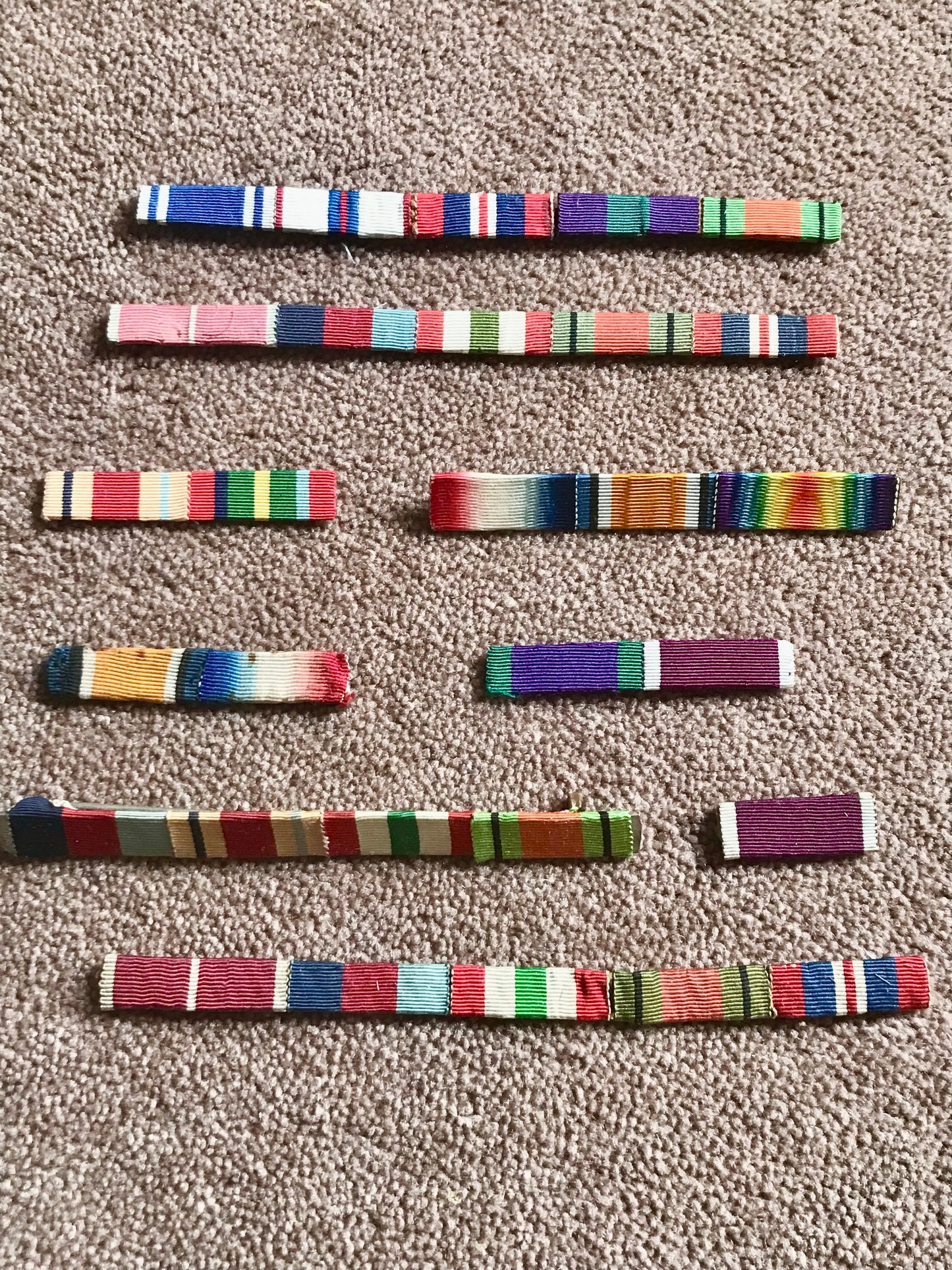 Ww1 and ww2 medal ribbons 