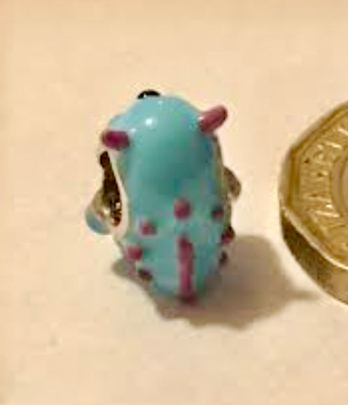High Quality Sulley Monsters Inc Charm Hallmarked S925 Sterling Silver comes in a cute velvet pouch FREE Postage fast dispatch Fits: Popular European Charm Bracelets
